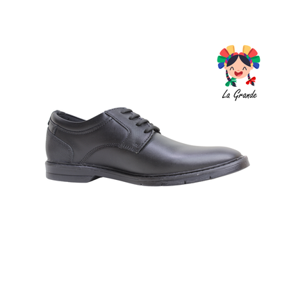 7604 CUSTOM Negro Atanado Zapato Casual para Caballero