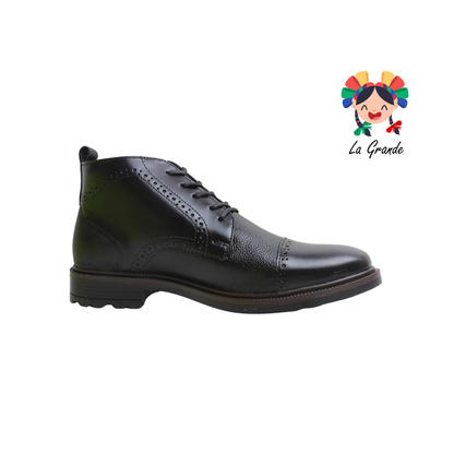 7616 MARISCAL Negro Catania Piel Bota para Caballero