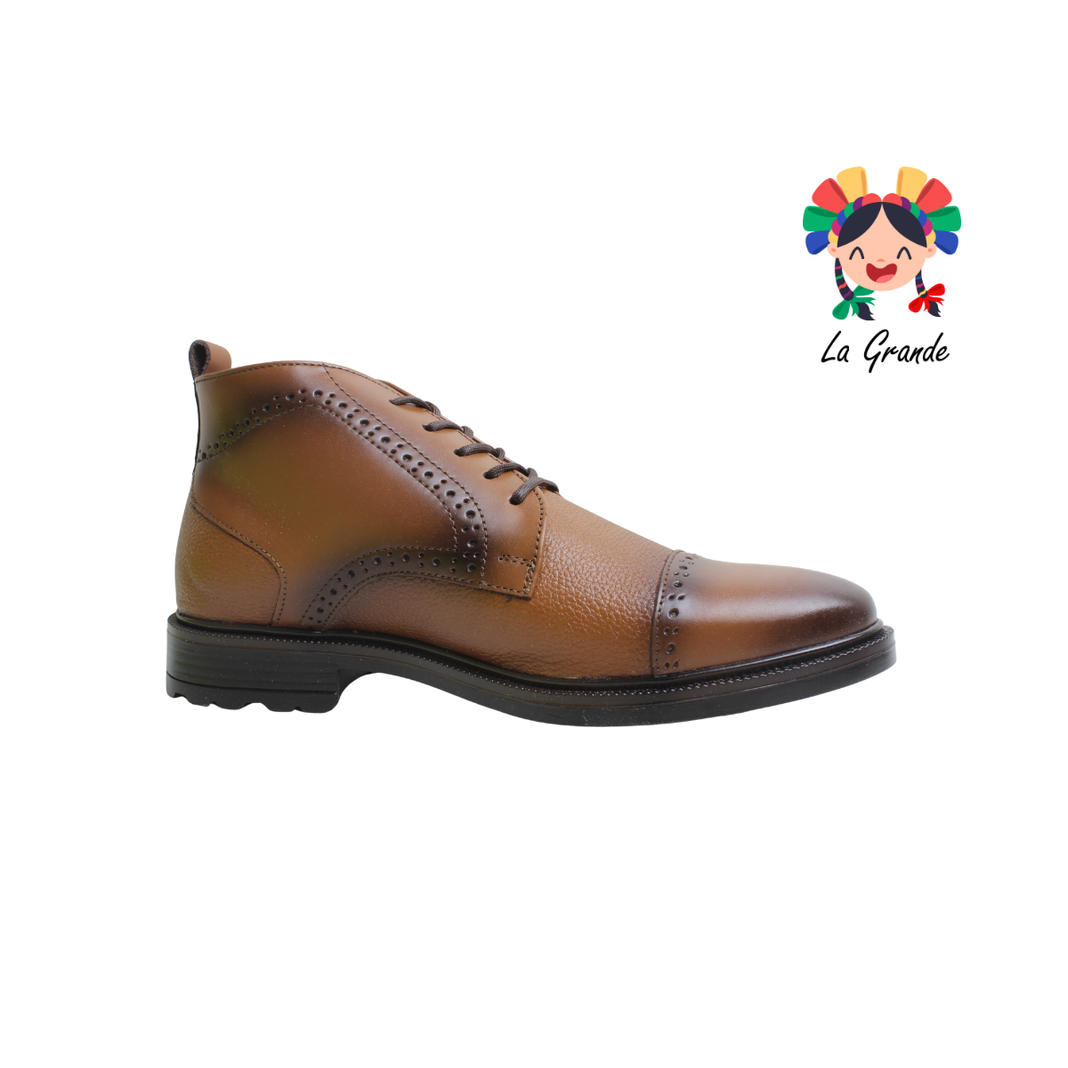 7616 MARISCAL Miel Catania Piel Bota para Caballero