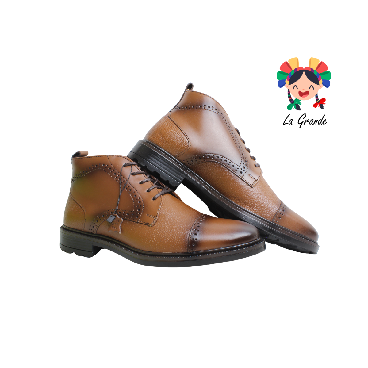 7616 MARISCAL Miel Catania Piel Bota para Caballero