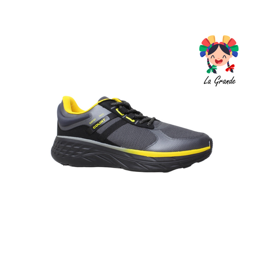 7691C COURT Gris Oxford Ama Tenis Deportivo para Caballero