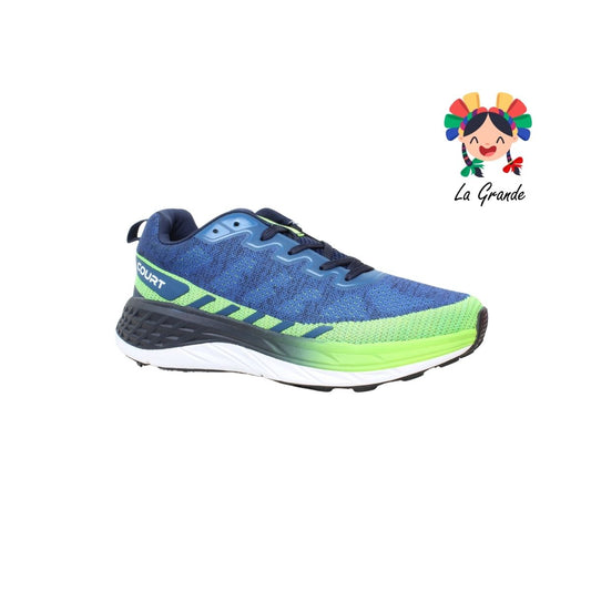 7696C COURT Marino Verde Tenis Deportivo para Caballero