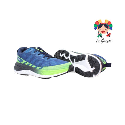 7696C COURT Marino Verde Tenis Deportivo para Caballero