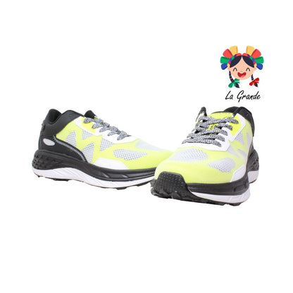 7697C COURT Amarillo Negro Tenis Deportivo para Caballero