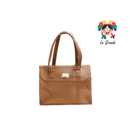 056 TONY Bolsa Camel Total Casual Tipo Caja para Dama