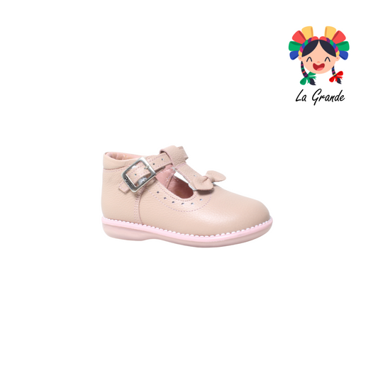 7705 DOGI Rosa Perla Piel Zapato Casual para Bebé