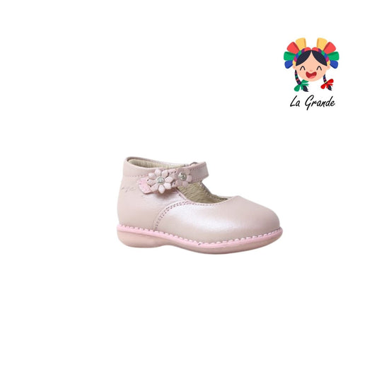 7706 DOGI Rosa Piel Zapato Casual para Bebé