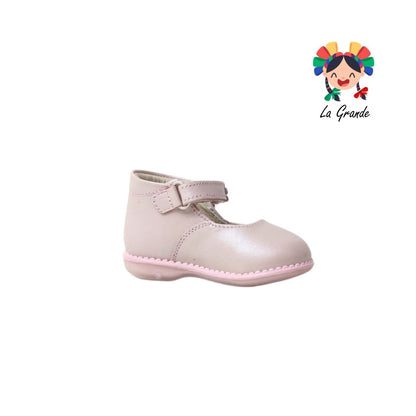 7706 DOGI Rosa Piel Zapato Casual para Bebé