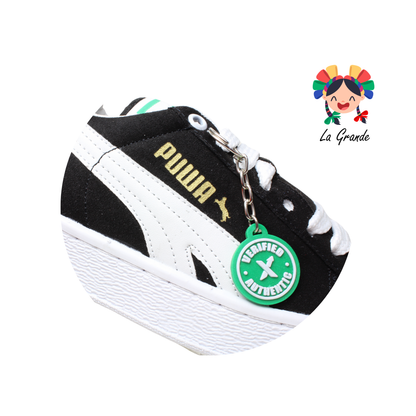 V-043 VANNI CLUB Negro Blanco Tenis Casual para Dama y Joven