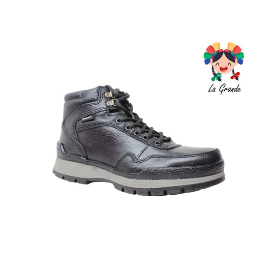 7815 ROMANOS Negro Piel Bota Casual para Caballero