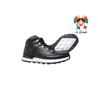 7828 ROMANOS Negro Piel Bota Casual para Caballero