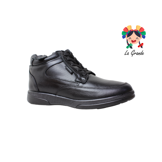 7851 ROMANOS Negro Barcelona Piel Bota para Caballero