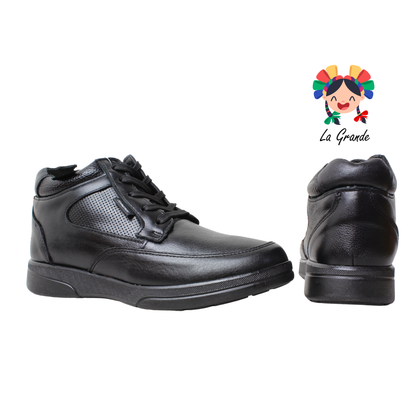 7851 ROMANOS Negro Barcelona Piel Bota para Caballero