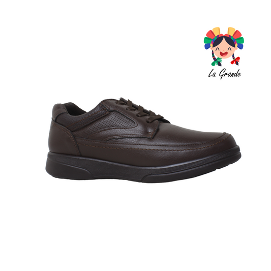 7852 ROMANOS Café Barcelona Piel Zapato Casual Choclo para Caballero