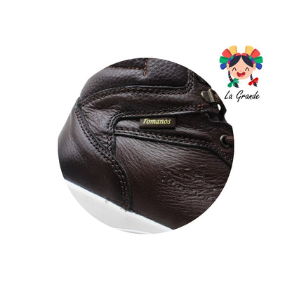7886 ROMANOS Café Piel Bota Casual para Caballero