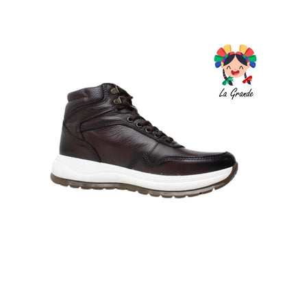 7886 ROMANOS Café Piel Bota Casual para Caballero