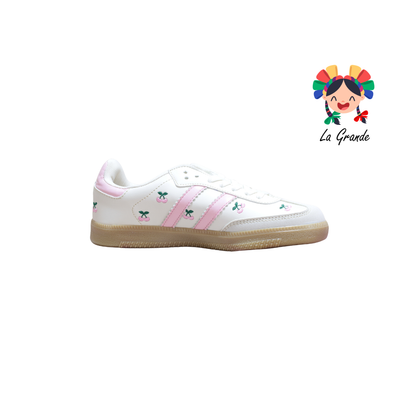 12097 DADDY Latte Rosa Casual Tenis para Dama