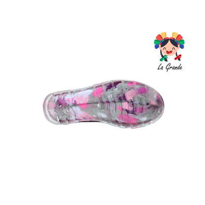 PINET PULGARCITO Manchas de Colores Bota de Hule para Dama