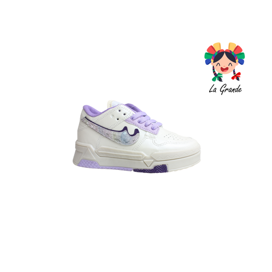 228 CHIYOS Late Lila Mdo Tenis Casual para Niña