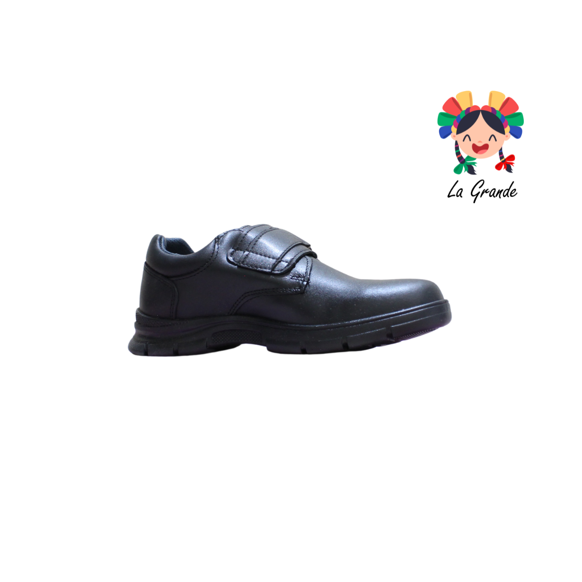 13354 NEVADA Negro Piel Zapato Casual para Joven