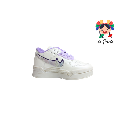 228 CHIYOS Late Lila Mdo Tenis Casual para Niña