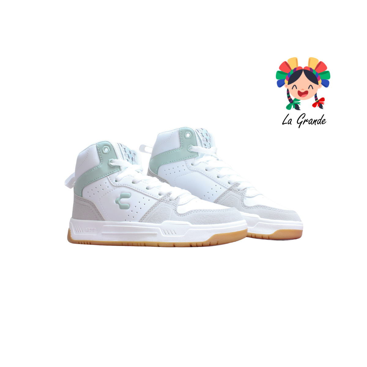 1050600 CHARLY Bco Beige Vde para Dama y Joven