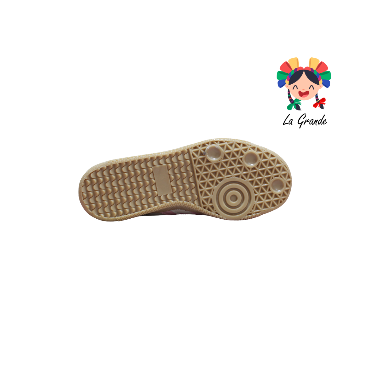 12097 DADDY Latte Rosa Casual Tenis para Dama