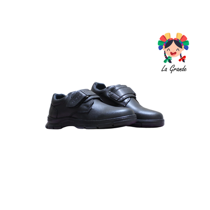 13354 NEVADA Negro Piel Zapato Casual para Joven