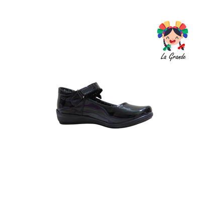 14001 LUPITAS Negro Charol Zapato Escolar para Niña