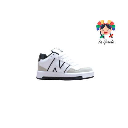 900 PICHUS Blanco Negro Tenis Casual para Niña y Niño