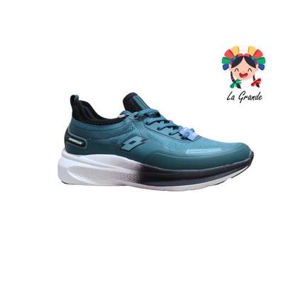 0H554770 LOTTO Verde Agua Tenis Casual para Caballero
