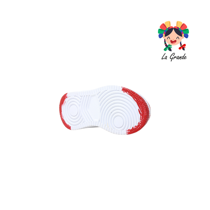 800 FON-VER Rey Rojo Sintético Tenis Casual para Bebé