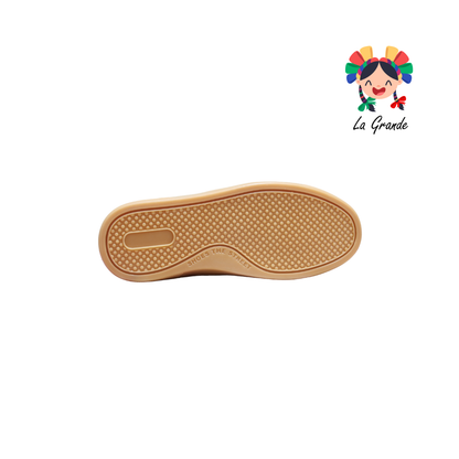 800 LERMI Blanco Negro Sint Tenis Casual para Dama y Joven