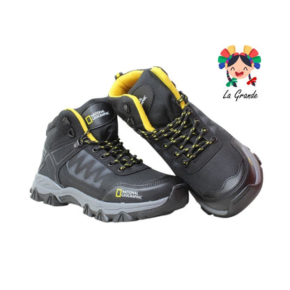 8010 NATIONAL GEOGRAPHIC Negro Oxford Bota de Montaña para Caballero