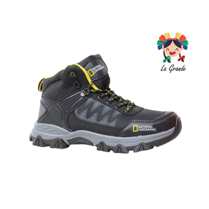 8010 NATIONAL GEOGRAPHIC Negro Oxford Bota de Montaña para Caballero