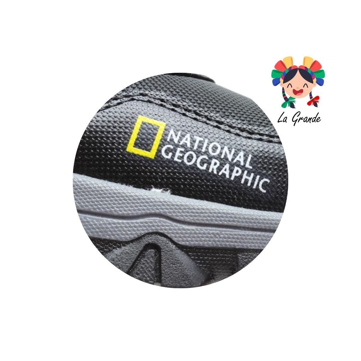 8010 NATIONAL GEOGRAPHIC Negro Oxford Bota de Montaña para Caballero