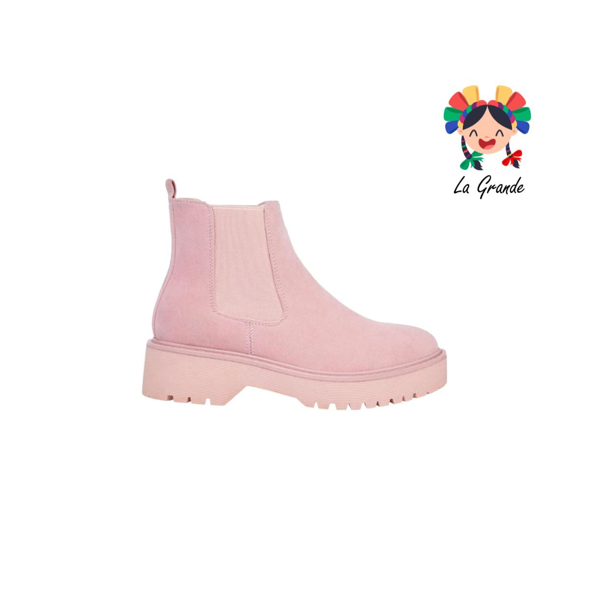 8015 GOODYEAR Rosa Textil Botín para Dama