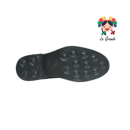 8016 VOGATTI Negro Piel Zapato para Caballero