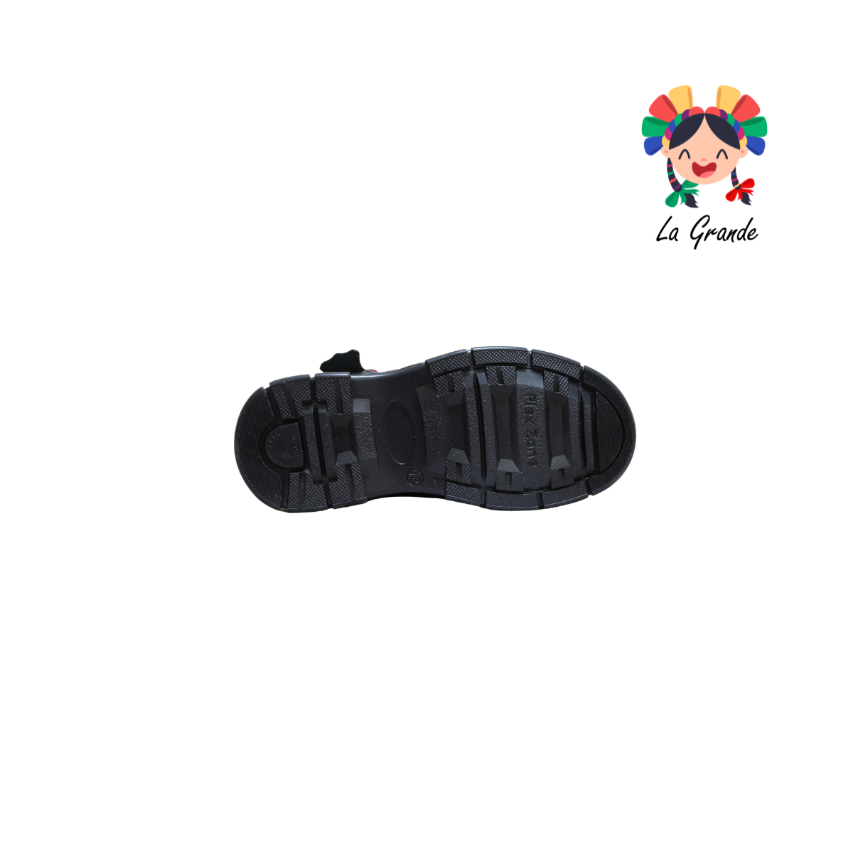 8021 BUGATY SHOES Negro Piel Zapato Escolar para Niño