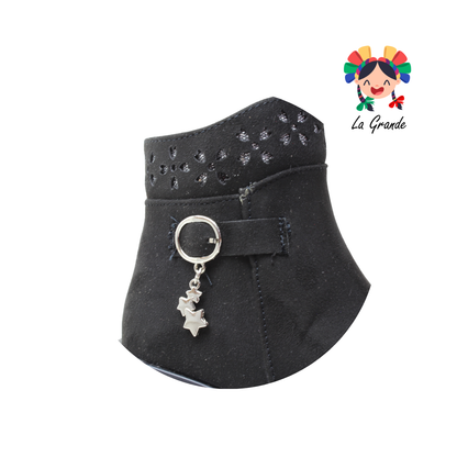 803 DULCE CEREZA Negro Prisco Bota para Niña