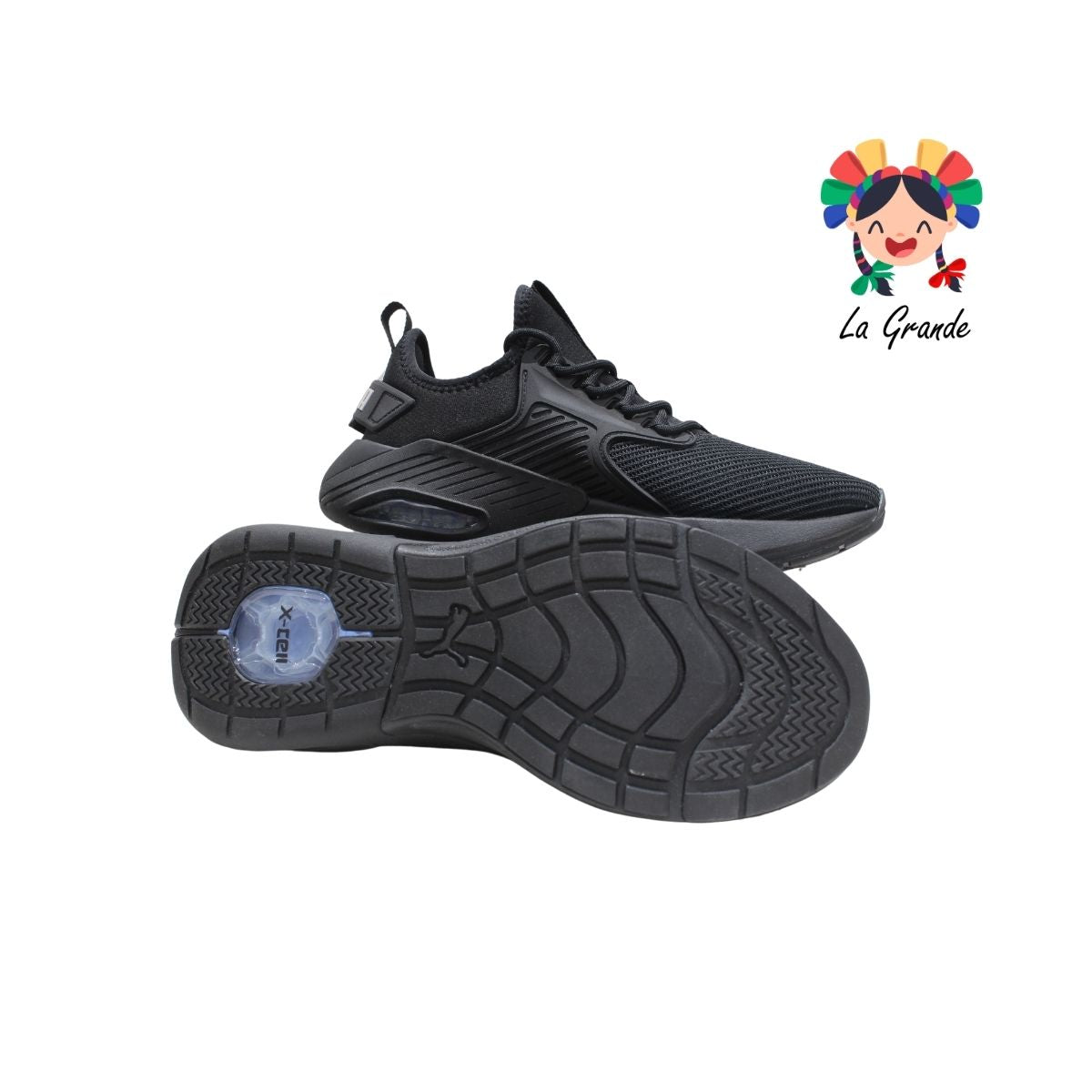 8050 PUMA Negro Tenis Deportivo Original Importado para Caballero