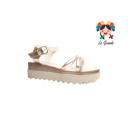 805 MIA Oro Rosado Sint Sandalia Casual para Dama