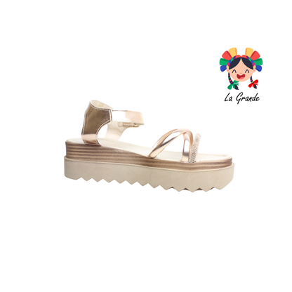 805 MIA Oro Rosado Sint Sandalia Casual para Dama