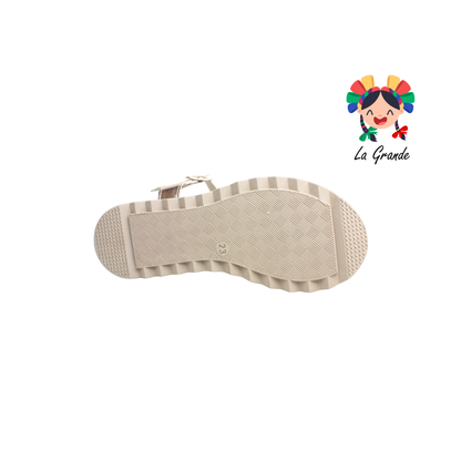 805 MIA Oro Rosado Sint Sandalia Casual para Dama