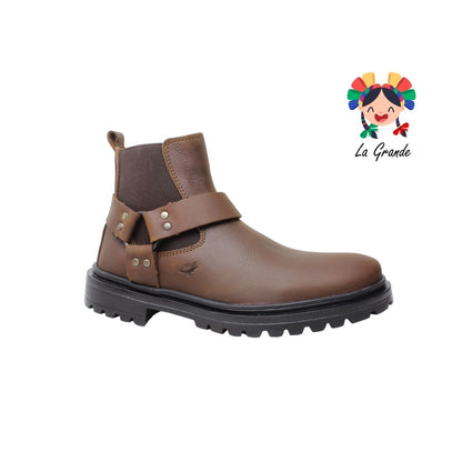 8070 ECCOFLEX Tan Crazy Piel Bota Casual para Caballero