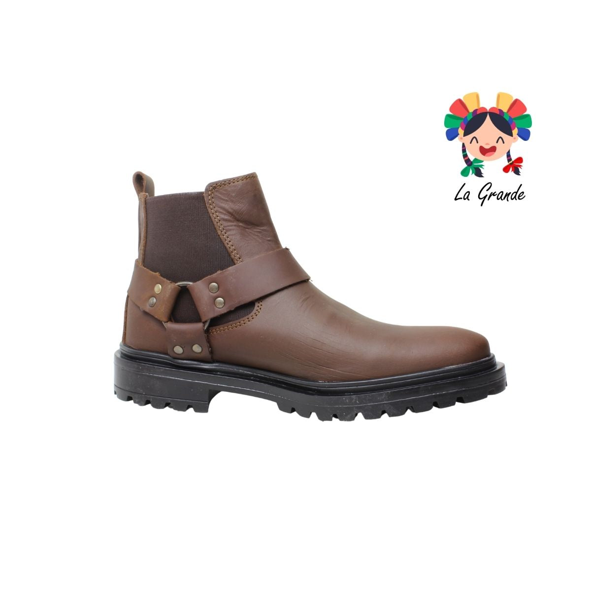 8070 ECCOFLEX Tan Crazy Piel Bota Casual para Caballero