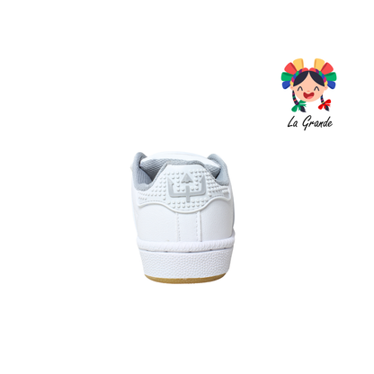 808 CUPRA Blanco Blanco Lego Tenis Escolar para Bebé, Niña, Niño, Dama, Joven y Caballero