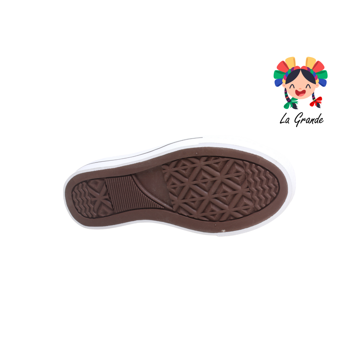 815 LA PAG Negro Lona Tenis Casual de Plataforma para Dama