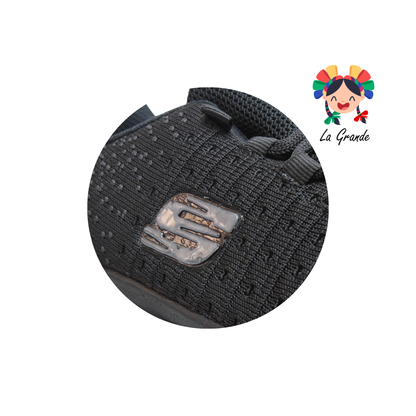 815 SIONEL Negro Negro Tenis Deportivo para Dama y Joven