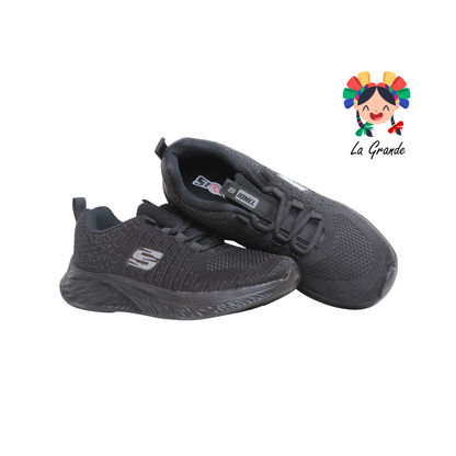 815 SIONEL Negro Negro Tenis Deportivo para Dama y Joven